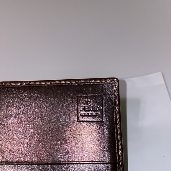 FENDI Zucca Pattern Brown Long Wallet Authentic - Picture 6 of 12
